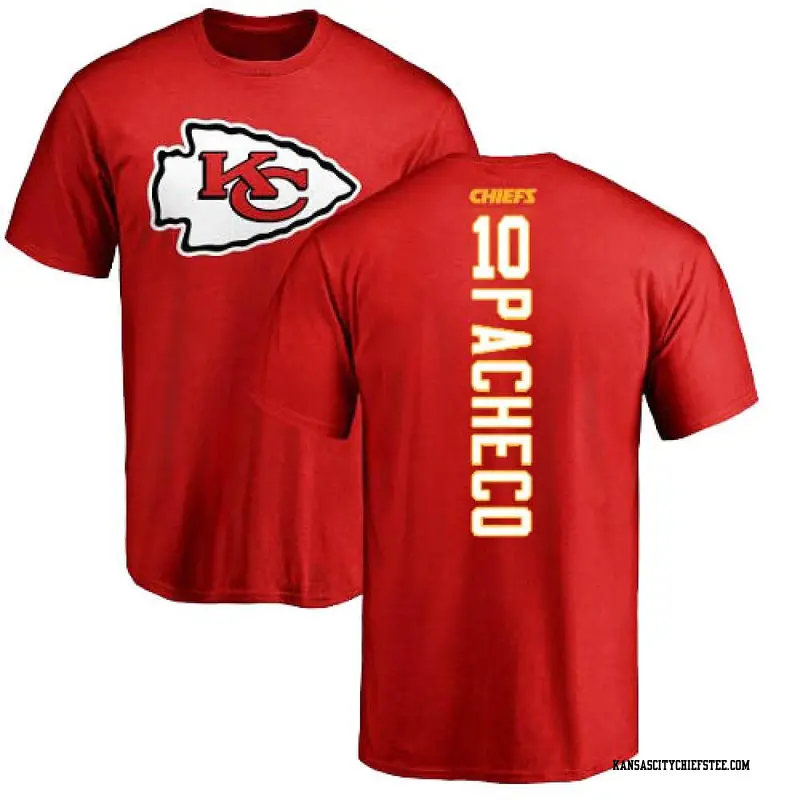 Men's Kansas City Chiefs ＃10 Isiah Pacheco Red Backer T-Shirt
